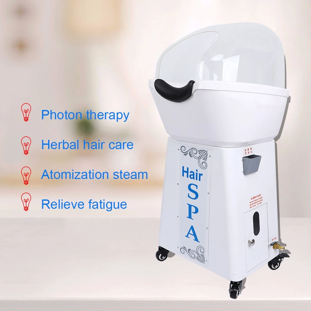 Фотон терапия массажер для головы Электрический паровой выпрямитель волос уход