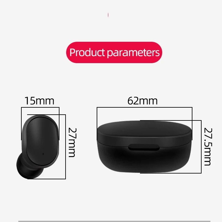 Беспроводные наушники Bluetooth HD стереонаушники спортивные водонепроницаемые