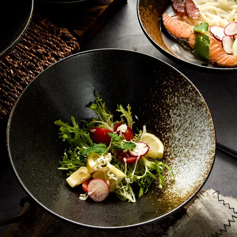 7/8/9 дюймовая винтажная керамическая миска в японском стиле миски для дома