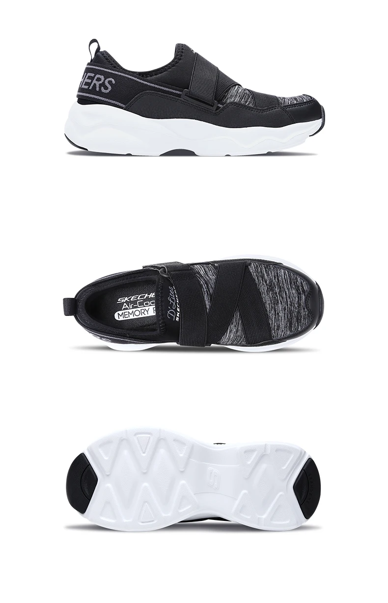 Skechers D'LITES/женская повседневная обувь; обувь для папы на толстом каблуке; женская дышащая повседневная обувь; женская обувь на толстой подошве; 88888200-BLK