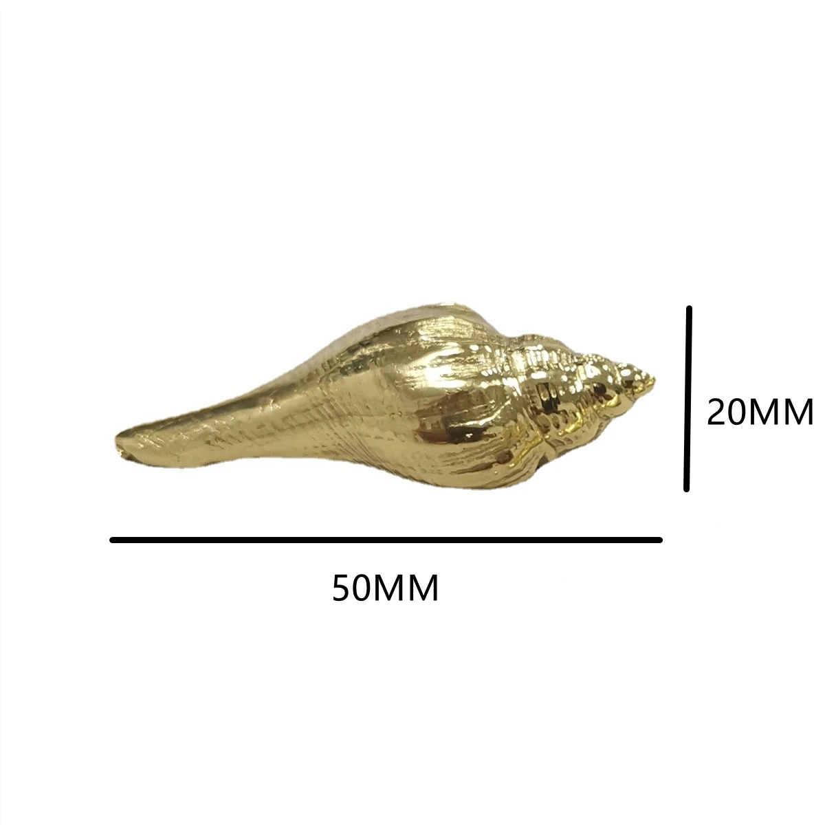 Ручки в форме раковины, твердый латунный ящик, искусственная обувь, золотое украшение, фурнитура