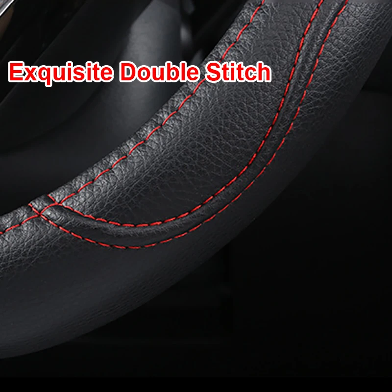 Фото Чехол на руль D-типа для Citroen C3-XR New Elysee C4 Sega 2014 - 2021 Spacetourer Picasso DS3 DS5 C3 II III 2009 - 2021 №2