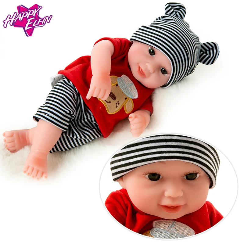 

Hot 10Inch Full Body SIlicone Reborn Babies Doll Bath Toy Lifelike Newborn Baby Doll
