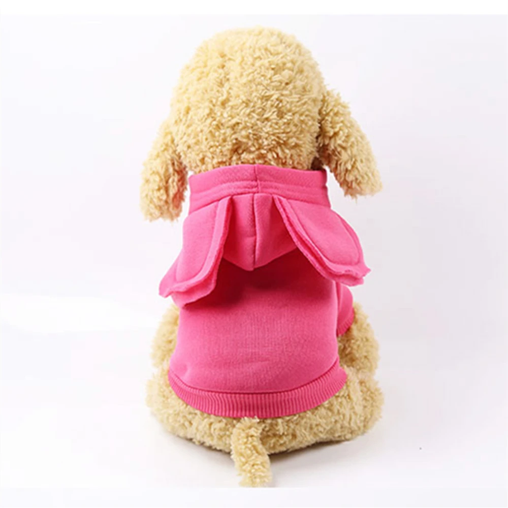 Новая одежда для собак с большими ушами зимняя щенков куртка французского