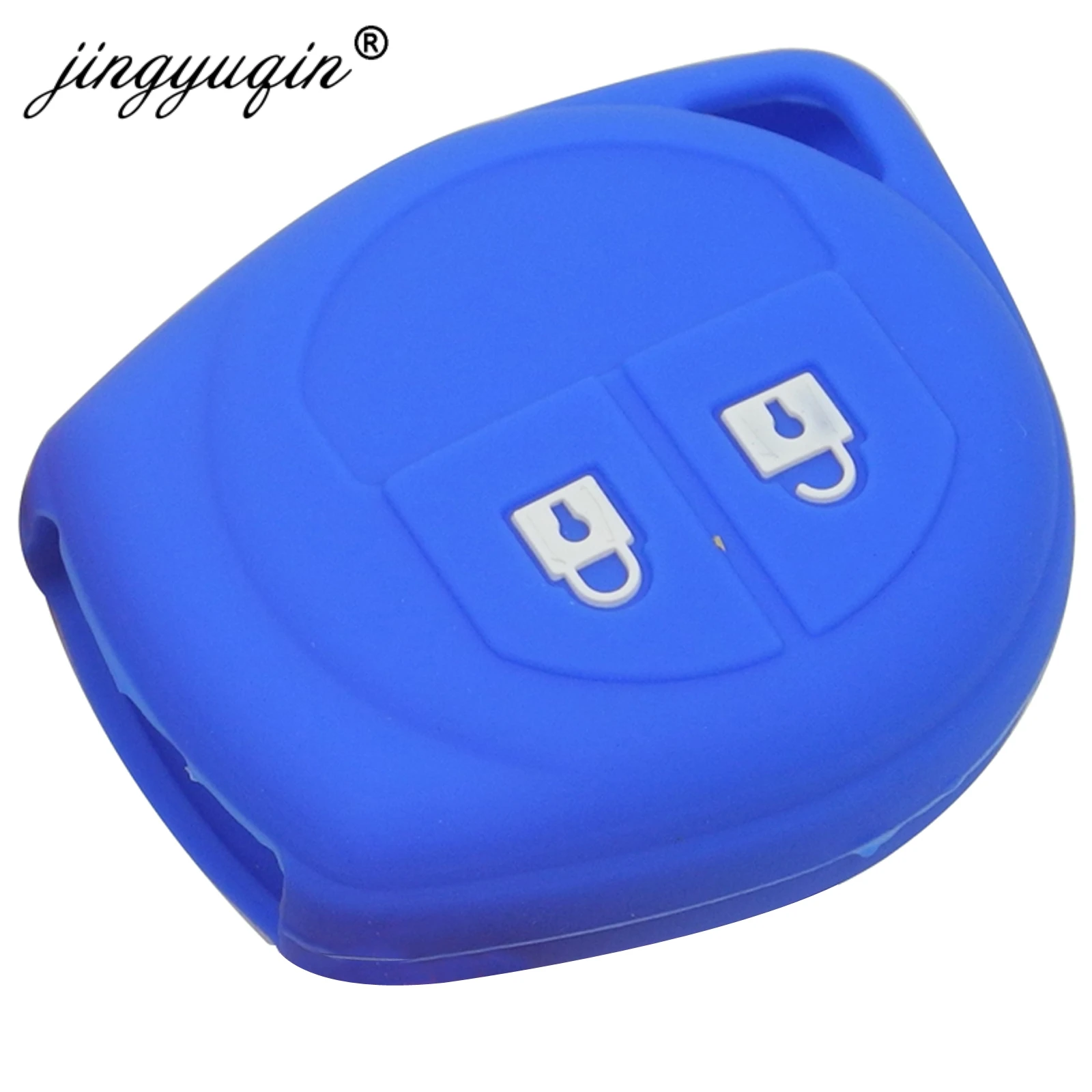 

jingyuqin 30pc Skin Silicone Car Key Cover Case Protect For Suzuki Celerio Liana Swift Splash Alto Vitara Ignis SX4 Shell Holder