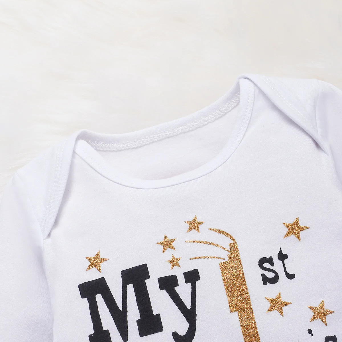 2020 мой первый Новый год детская одежда для новорожденных Одежда маленьких