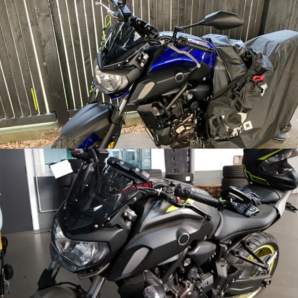 KEMiMOTO лобовое стекло для YAMAHA MT 07 MT07 MT-07 FZ-07 FZ07 Аксессуары для мотоциклов Parebrise