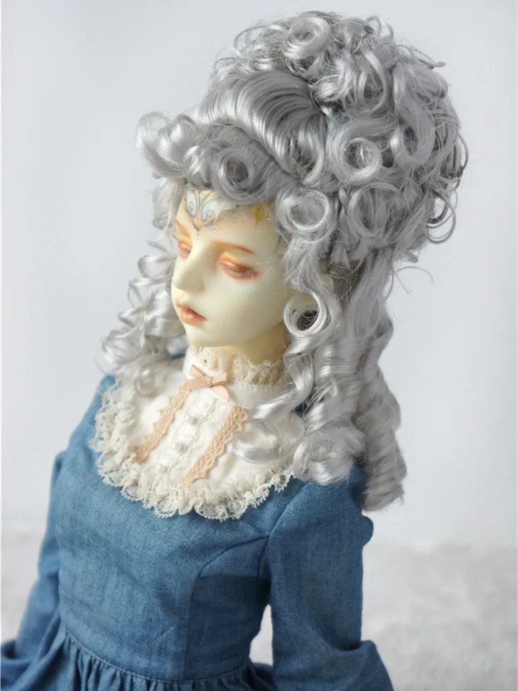 

JD542 1/3 21-23CM European retro banquet wig SD Synthetic mohair BJD wigs