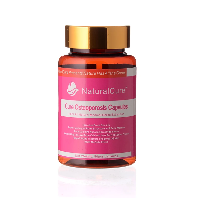 

NaturalCure Help Osteoporosis Capsule, Natural Plants Extraction, Increase Bone Density, Increase Bone Calcium Content, 50 pills