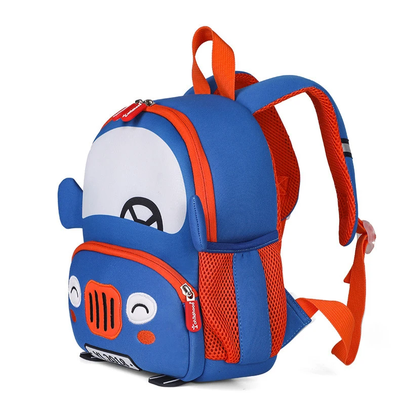 Милые детские школьные сумки с объемным рисунком синий рюкзак для детского сада