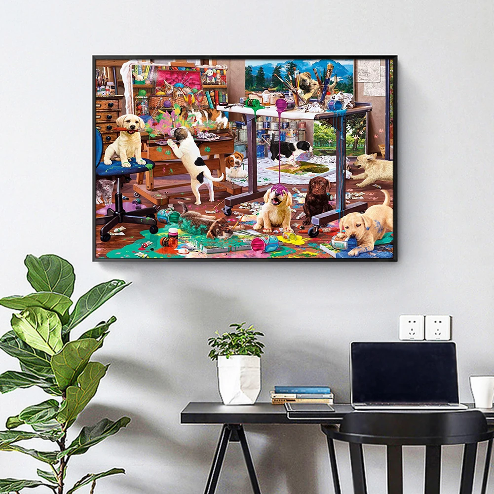 5D мозаичная картина с изображением животных полный дрель алмазов домашний декор