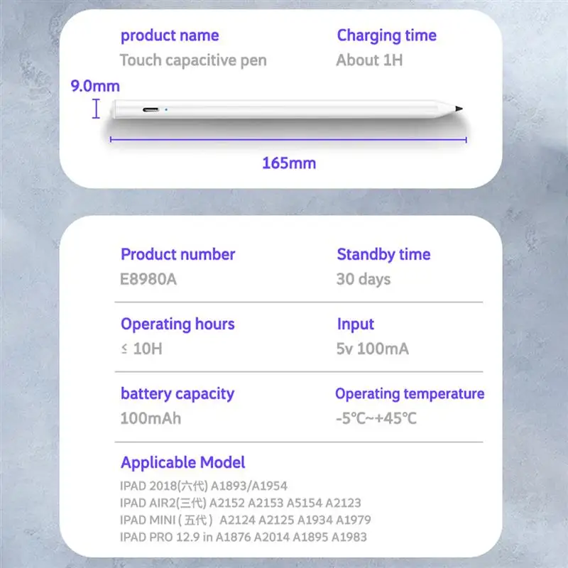 

For Apple Pencil Air 3 iPad Pen Touch For iPad Pro 11 12.9 inch For Stylus Pen iPad 2018 2019 6/7th Mini 5 Precise Active Pencil