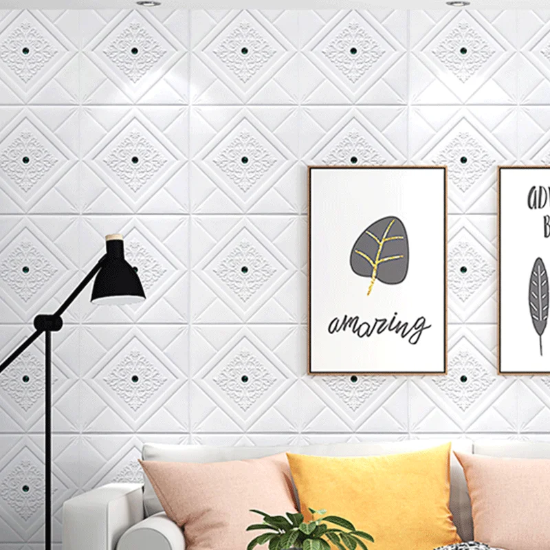 5 шт. самоклеящиеся 3D-панели для украшения дома | Обустройство