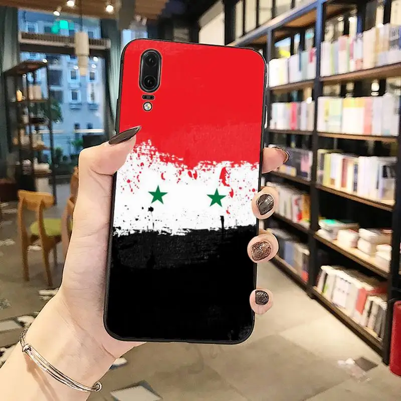 

Syria Flag design pattern Phone Case For Huawei honor Mate P 10 20 30 40 Pro 10i 9 10 20 8 x Lite luxury deisgn shell