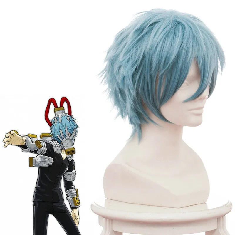 Boku No My Hero academic Tomura Shigaraki Синие Многослойные термостойкие синтетические волосы для