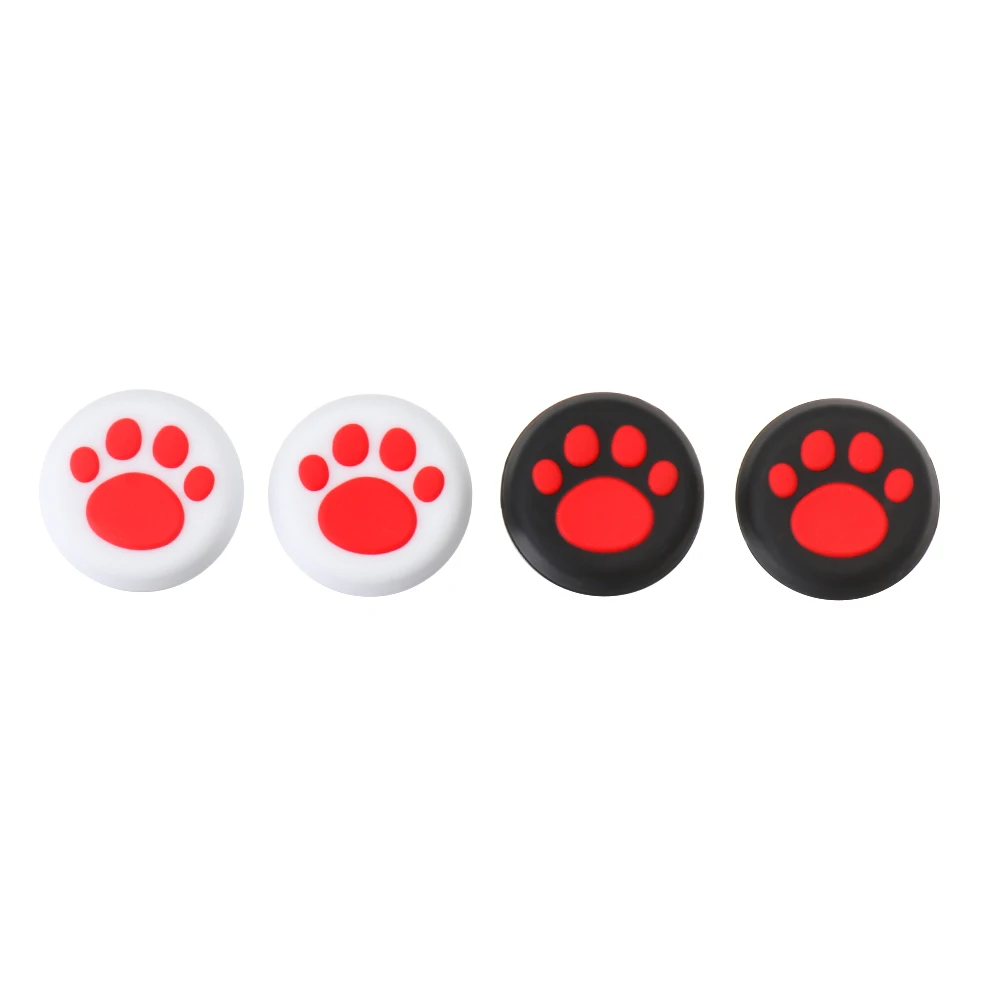 4Pcs Silicone Analog Thumb Sticks Grips for Sony PlayStation 5 PS4 3 Slim Pro Controller Caps Cover XBox One X S Accessories | Электроника
