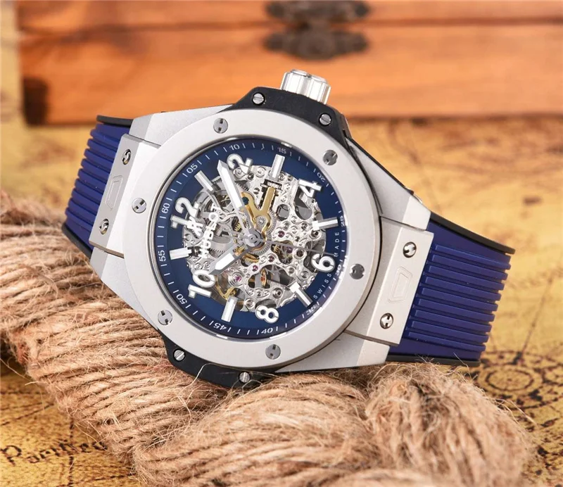 

HB 2021 NEW Luxury Brand Mens Watches Mechanical Wristwatches Stainless Steel Strap men's wristwatch classic business dress