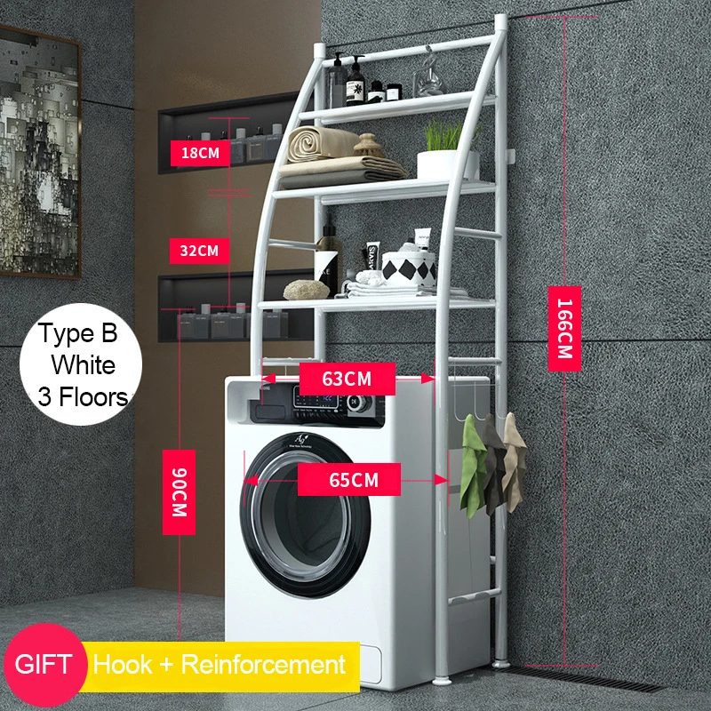 Стеллаж со стальными полками из нержавеющей стали стеллаж для стиральной машины