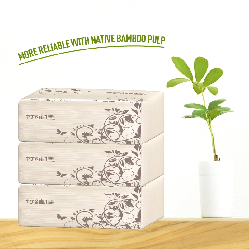 220 листов родной бамбуковой целлюлозы насосная бумага мягкая Бытовая Чистящая