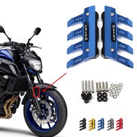 for yamaha mt 07 mt07 fj07 fz07 motorcycle mudguard side protection mount shock absorber front fender cover anti fall slider