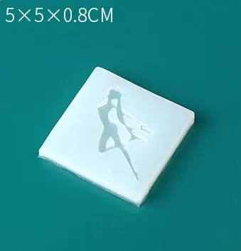 Ювелирные изделия из уф смолы силиконовая форма для девочек мультфильмов
