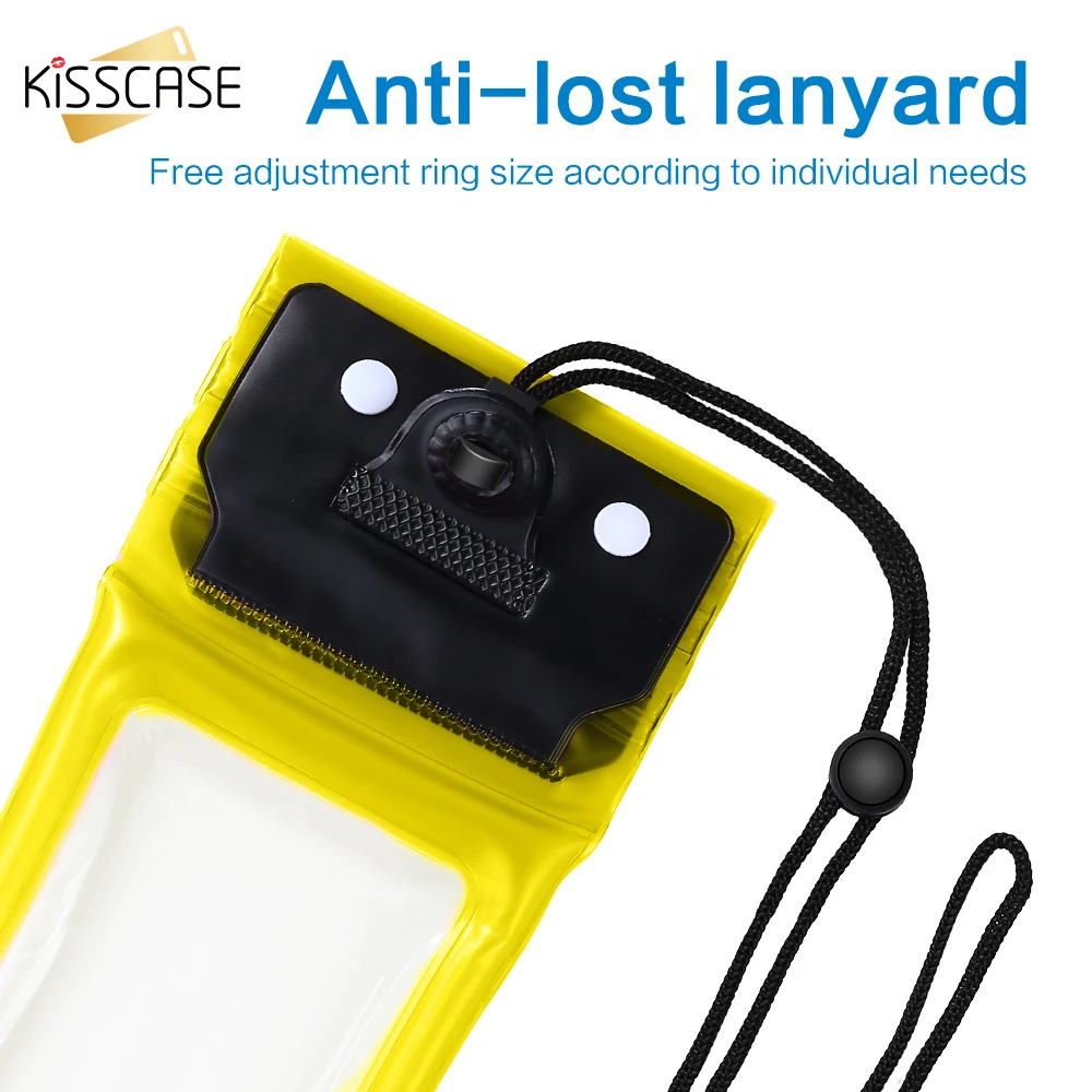 KISSCASE водонепроницаемый чехол для телефона с защитой от потери huawei P20Pro P30 Lite Honor 8X9