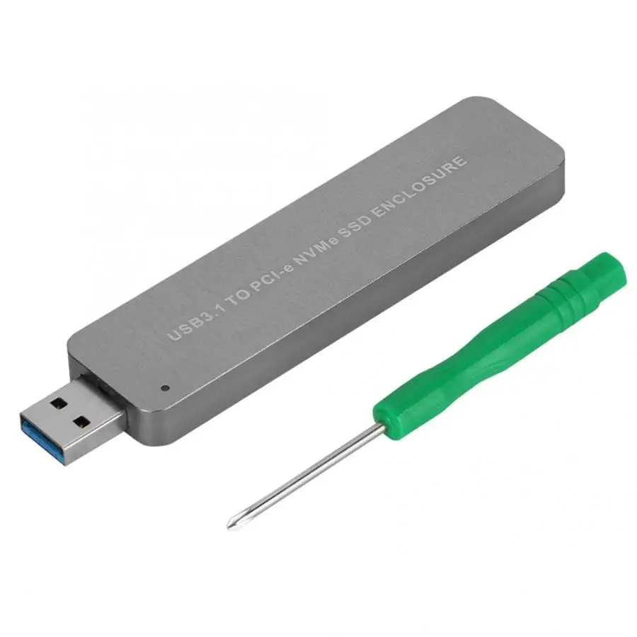 M.2 NVME SSD для USB3.1 TYPE A USB ключ жесткий диск коробка адаптер Корпус чехол Внешний
