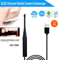 2mp 720p intraoral dental camera endoscope 6led usb micro check inspection oral real time inspect camera otoscopio teeth cam