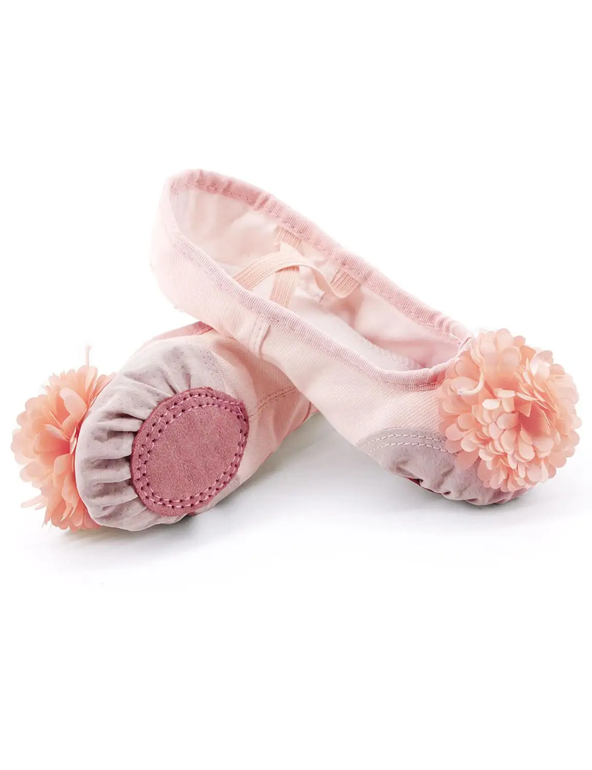 Балетки для девочек Танцевальная обувь на мягкой подошве детская парусиновая