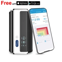 ios android smart bluetooth blood pressure ekg monitor with arm cuff multi users management with free app