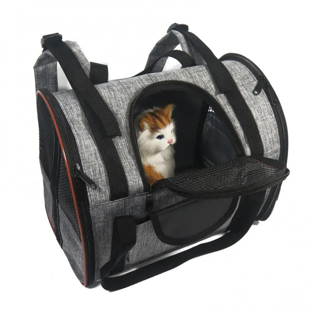 

50% Dropshipping!Portable foldable and comfortable cat and dog backpack breathable pet outdoor travel bag