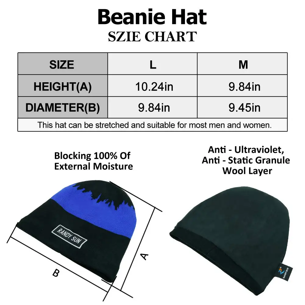 

Mixed Color Outdoor Breathable Waterproof Warm Men Winter Cap Women's Outdoor Knitted Acrylic fibres Hat Cycling Climb