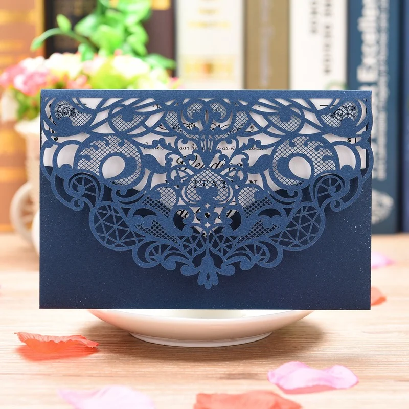 

10PCS Congratulations Greeting Card Cute Pet Paradise Hollow Paper Carving Handmade Origami Wishes Gifts Invitation Card Card