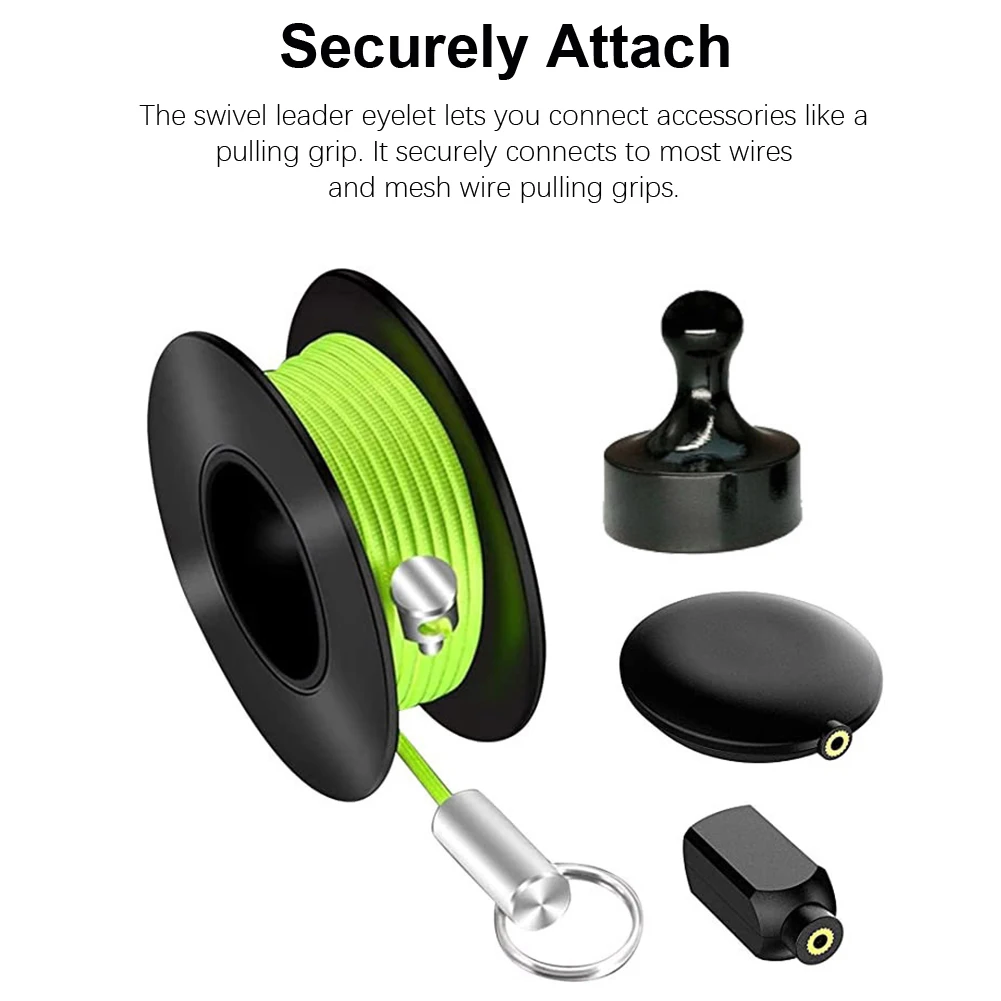 

Wiremag Puller Set Professional Garden Repair Fish Tape Office Magnetic Threader Cable Fishing Tool Lightweight Nylon Outdoor