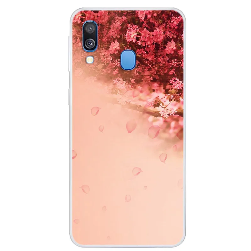 Мягкий силиконовый чехол ТПУ для samsung Galaxy A40, чехол s с мультяшным животным, нарисованная задняя крышка, чехол для samsung A40 A 40, бампер для телефона 5,9 - Цвет: 73