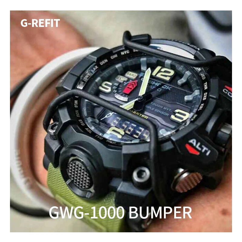 G Установите высокого качества 316L Нержавеющая сталь часы бампер для GWG 1000