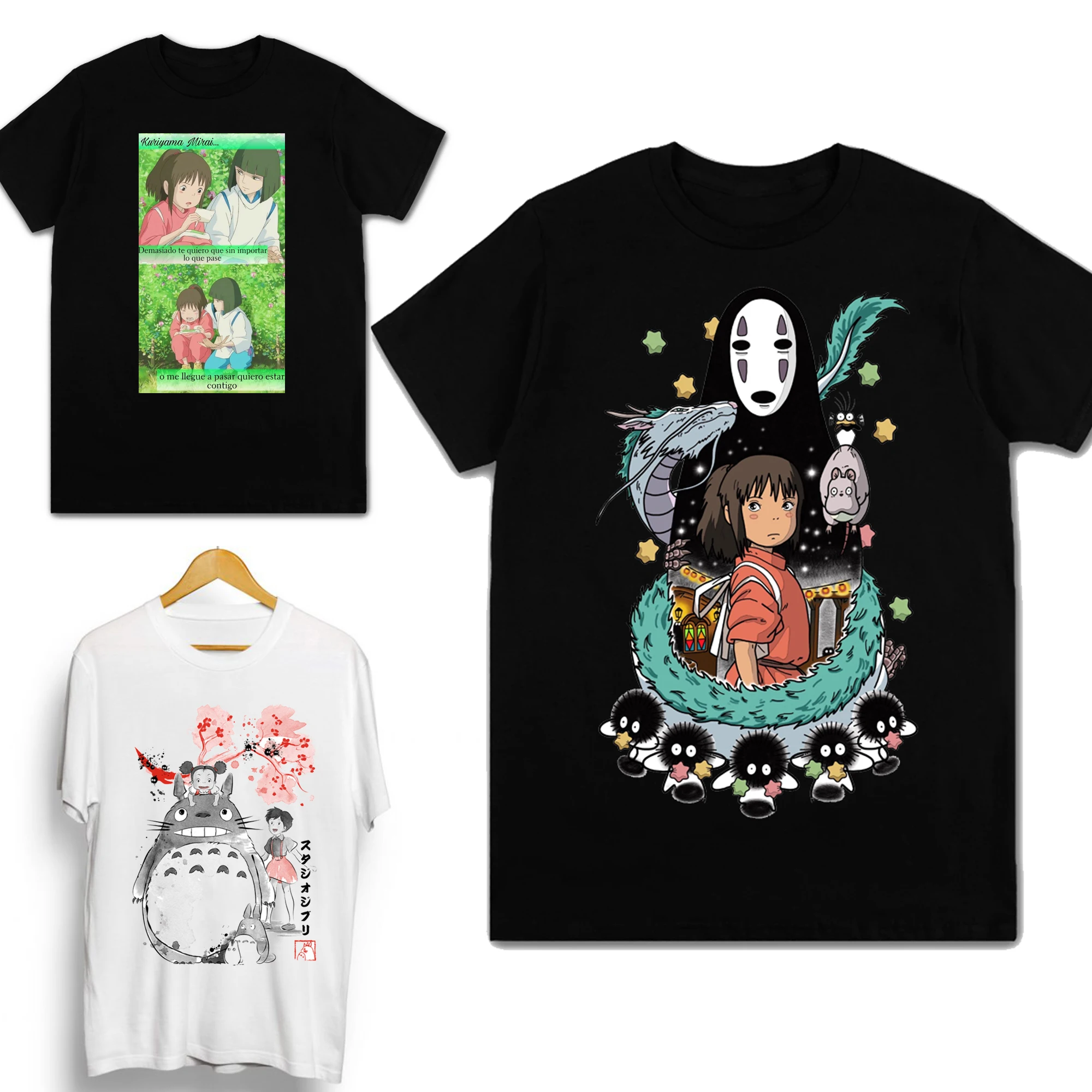 Totoro Y2k Kawaii Clothes Anime Plus Size Women Clothing Graphic T Shirts Goth Summer Gothic Harajuku Korean Fashion t shirt