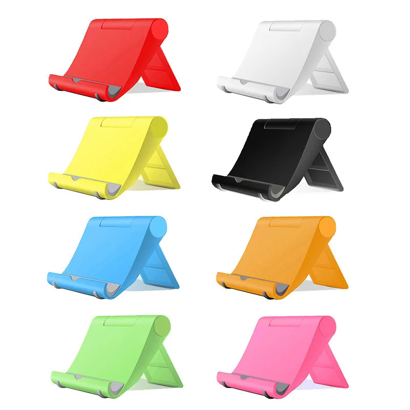 

Foldable Cradle Universal Phone Holder For Samsung IPhone X XS Grip Bracket For Tablet Phone Stand Multi-angle Desktop Holder