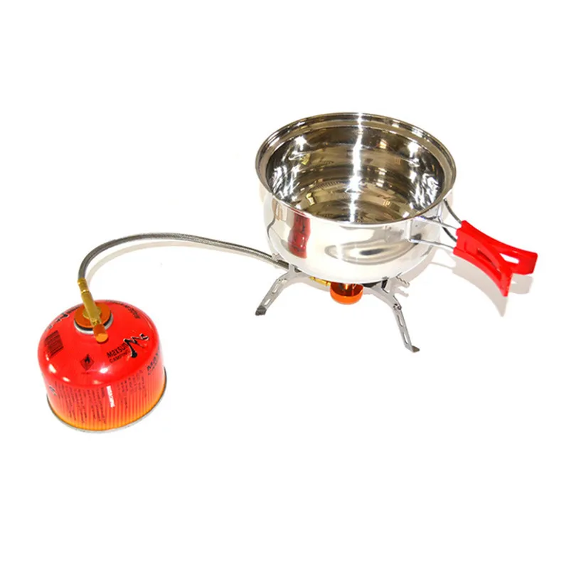 Портативная газовая плита 3500 Вт для рыбалки уличная приготовления пищи кемпинга