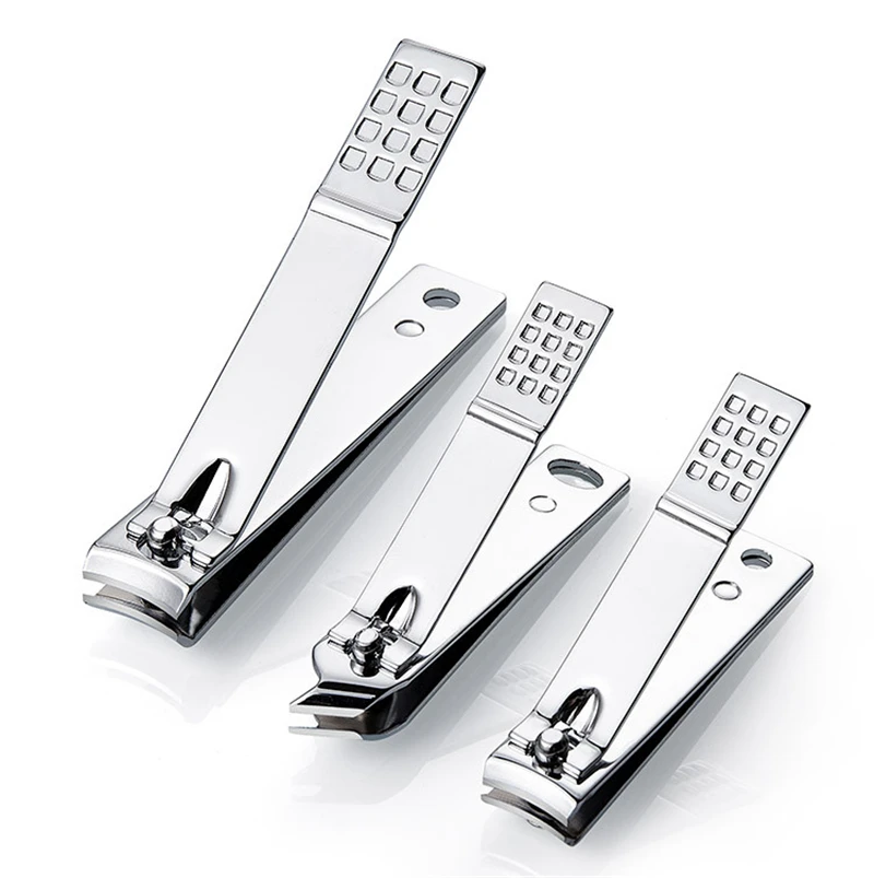 Nail Clipper Stainless Steel Cutter Nipper Trimmer Knife Manicure Pedicure Tools Professional Finger Toe 2 Style Clippers Set | Красота и