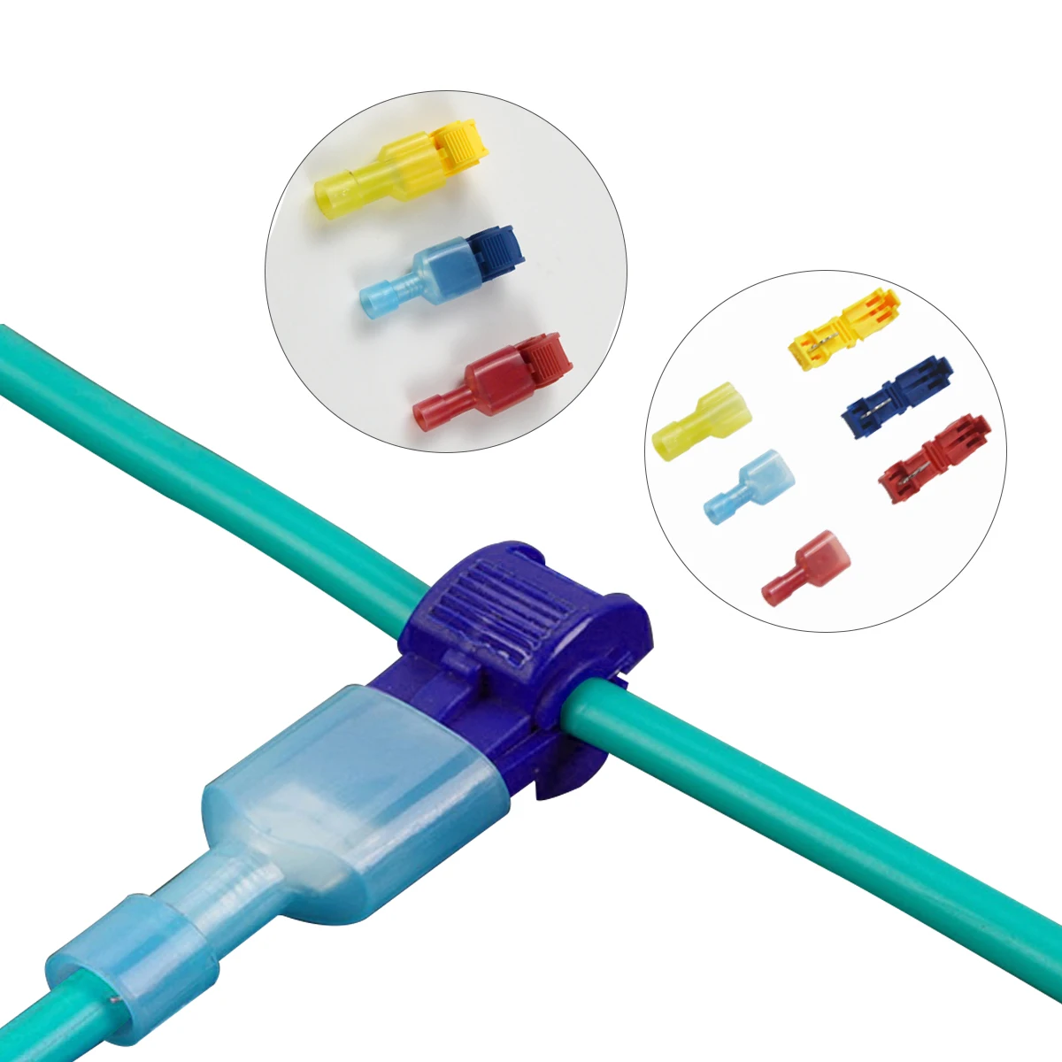 10/20 компл. 22 18AWG/12 10AWG/18 14AWG Проводные разъемы Т образной формы 0 5 мм 4 обжимная