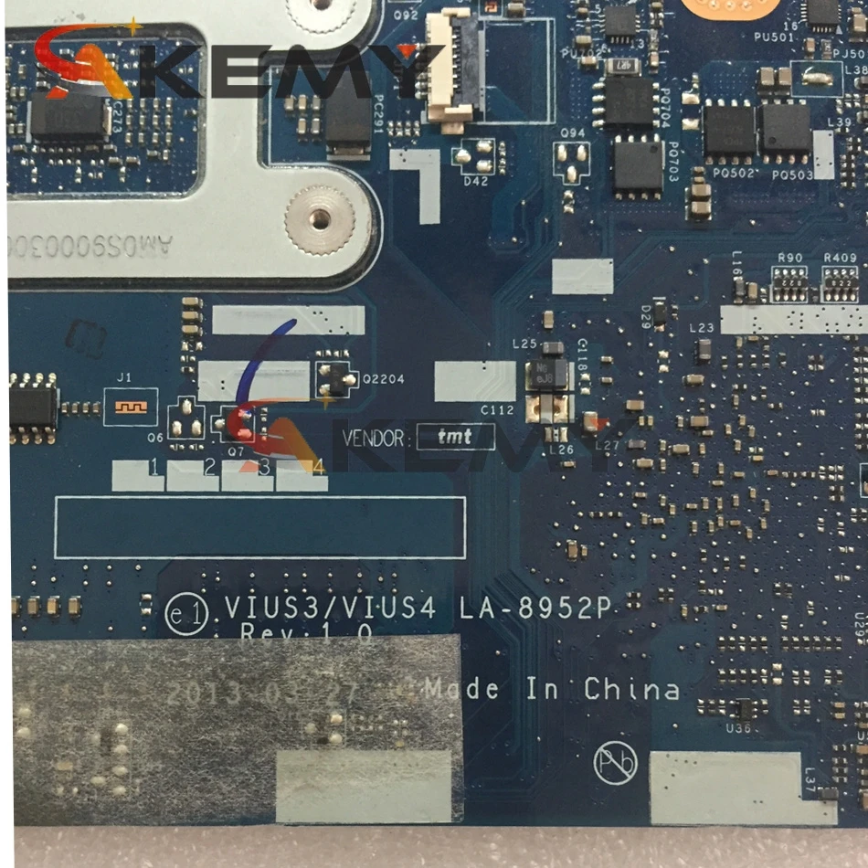 

Akemy VIUS3 VIUS4 LA-8952P Rev 1.0 Laptop motherboard for Lenovo ideapad S300 S400 intel HD4000+Core i3-2377M DDR3