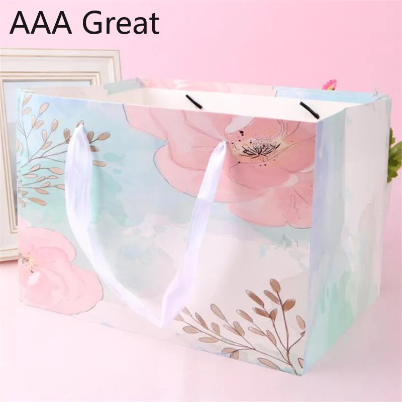 10 шт./лот стоячие красочные пакеты подарочная упаковка с открытым верхом