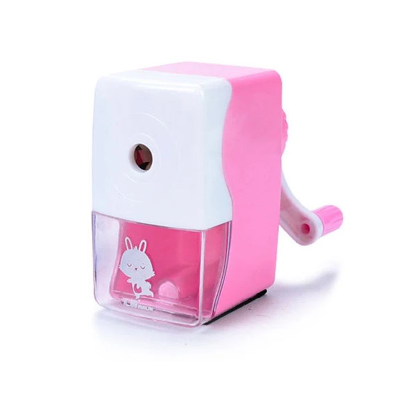 

Kids Student Pencil Sharpener Hand Crank Mechanical Accessory Stationery Supply