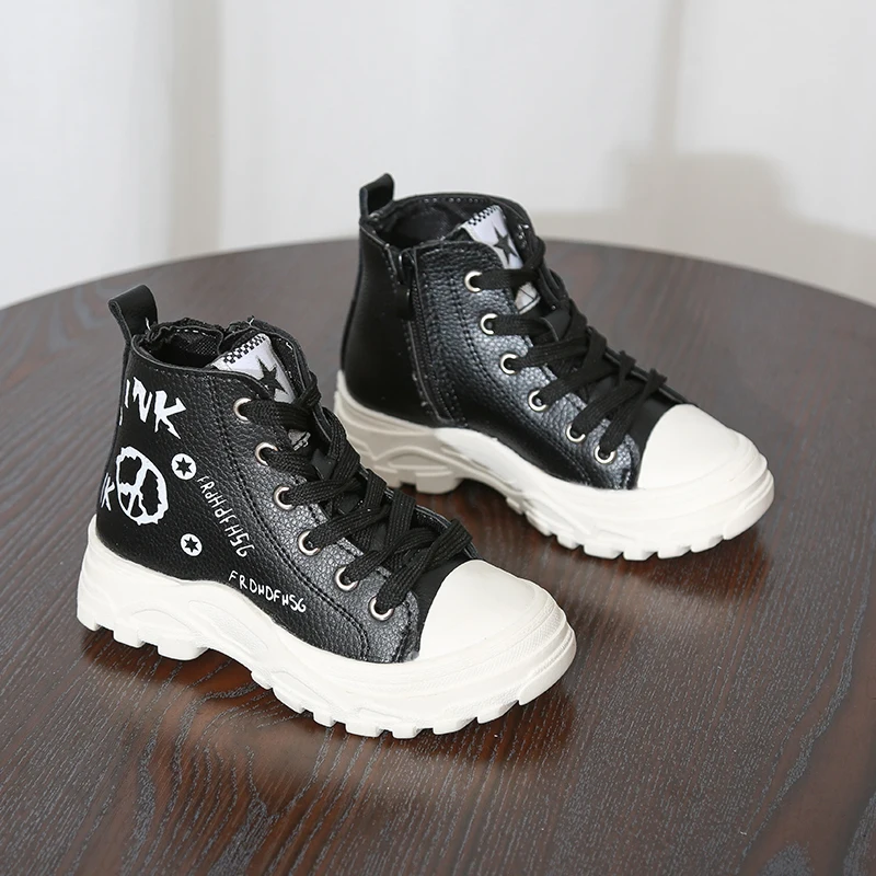 Новинка 2019 года сезон весна-осень детские ботинки для девочек и мальчиков