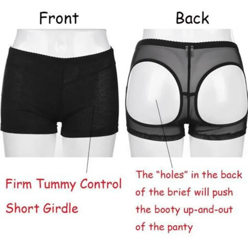 

Women Shapers Fashion New Ladies Butt Lifter Shaper Tummy Control Panties Buttocks Open Instan Boyshorts Shorts