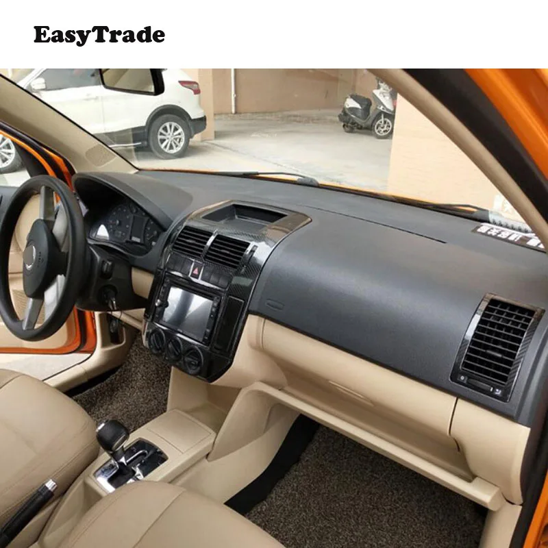 Наклейка для автомобиля Volkswagen VW POLO 2003 2011 Набор наклеек из углеродного волокна с
