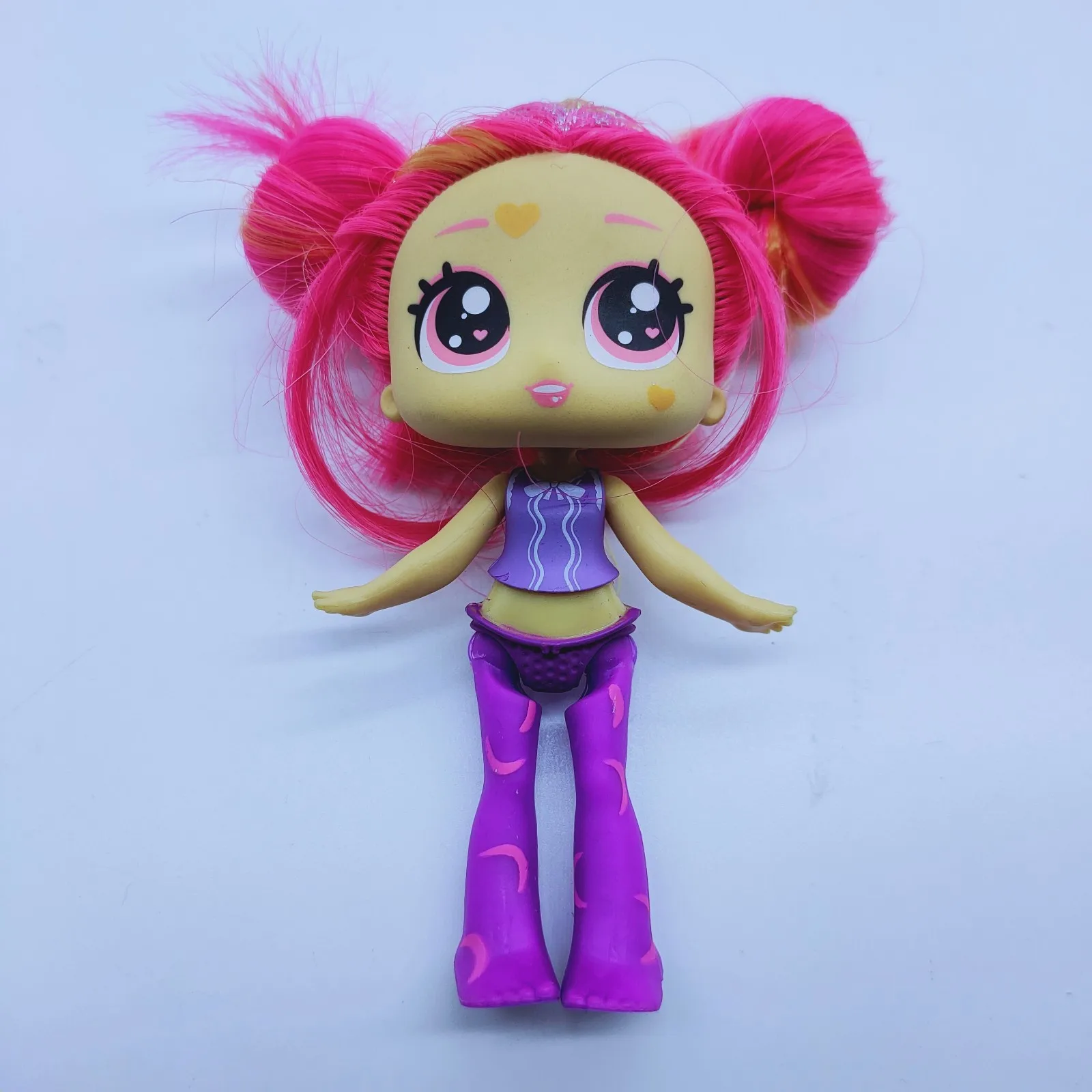 

8cm Cute Plastic Doll Shampoo Bottle Blind Box Split Doll Children Gift Toy Doll with Hair