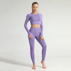 Женский тренировочный костюм BlackArachnia, бесшовный комплект для фитнеса с длинным рукавом, комплект из 2 предметов для энергетического спортзала, спортивная одежда, комплект для тренировок, женская одежда