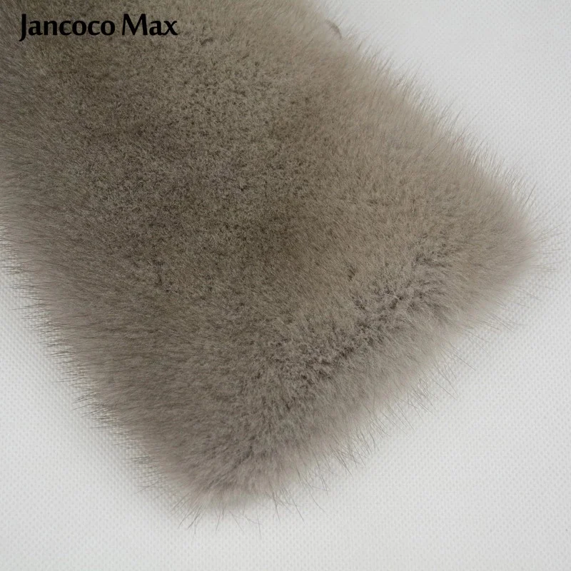 Мужской зимний воротник Jancoco Max S1051 подкладка из натурального меха норки 50 см |
